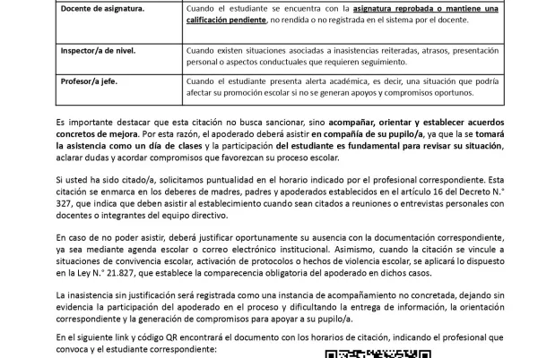 Estimados Apoderados, Junto con saludar y esperando que se encuentren bien,  informamos que el día miércoles 26 de agosto se realizará la Segunda Reunión Focalizada con Apoderados y Estudiantes, instancia que forma parte de las acciones contempladas en nuestro Plan de Acompañamiento a los Estudiantes...