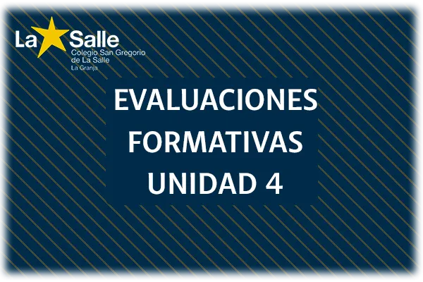 Estimadas/os apoderadas/os: Junto con saludar, les informamos el calendario de evaluaciones formativas correspondiente a la Unidad 4. Reiteramos la importancia de la asistencia y puntualidad de las y los estudiantes...