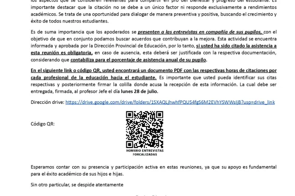 Circular N°13  - Primera Reunión Focalizada