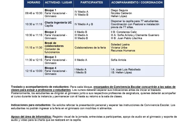 CIRCULAR 13 - FERIA VOCACIONAL LASALLISTA 2026