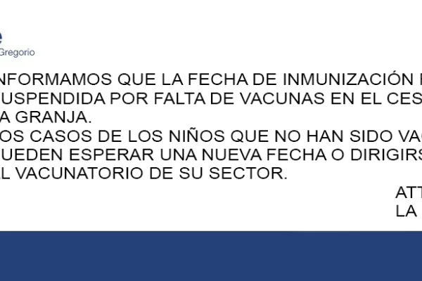 Comunicado Oficial 30 de marzo