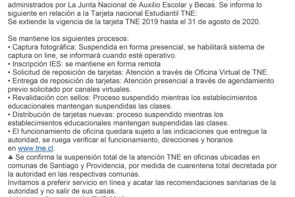 Información TNE