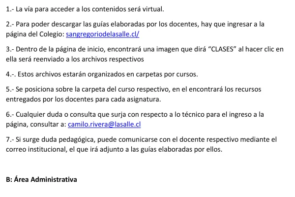 Estimados Padres, Apoderados y Estudiantes