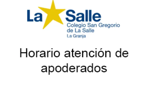 HORARIO ATENCIÓN APODERADOS