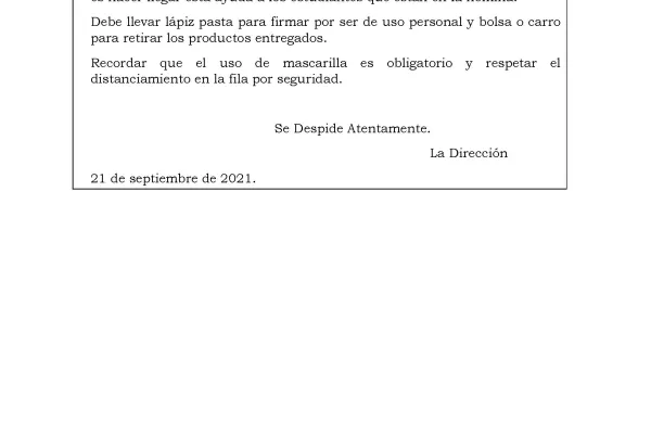 Entrega  Kit JUNAEB N°9