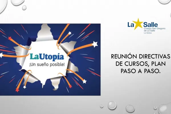 Reunión directivas de curso, plan paso a paso 