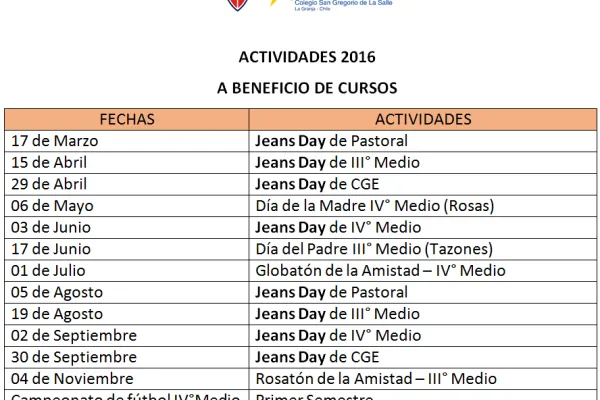 Actividades y reforzamientos en nuestro colegio