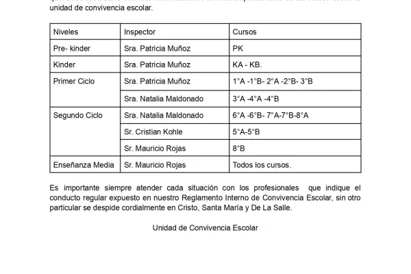 Comunicado Inspectoria