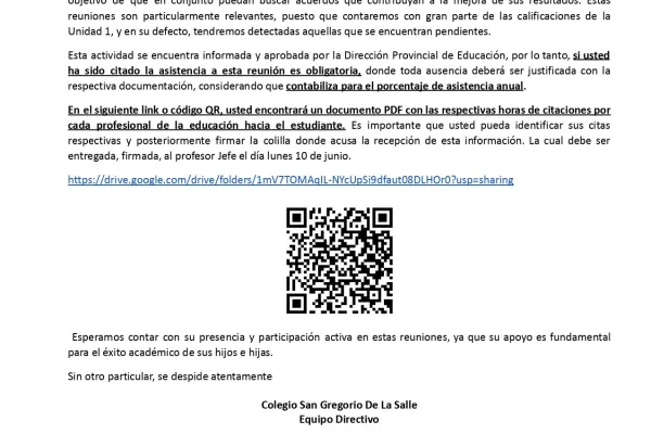 Horario Reuniones Focalizadas Junio 2024